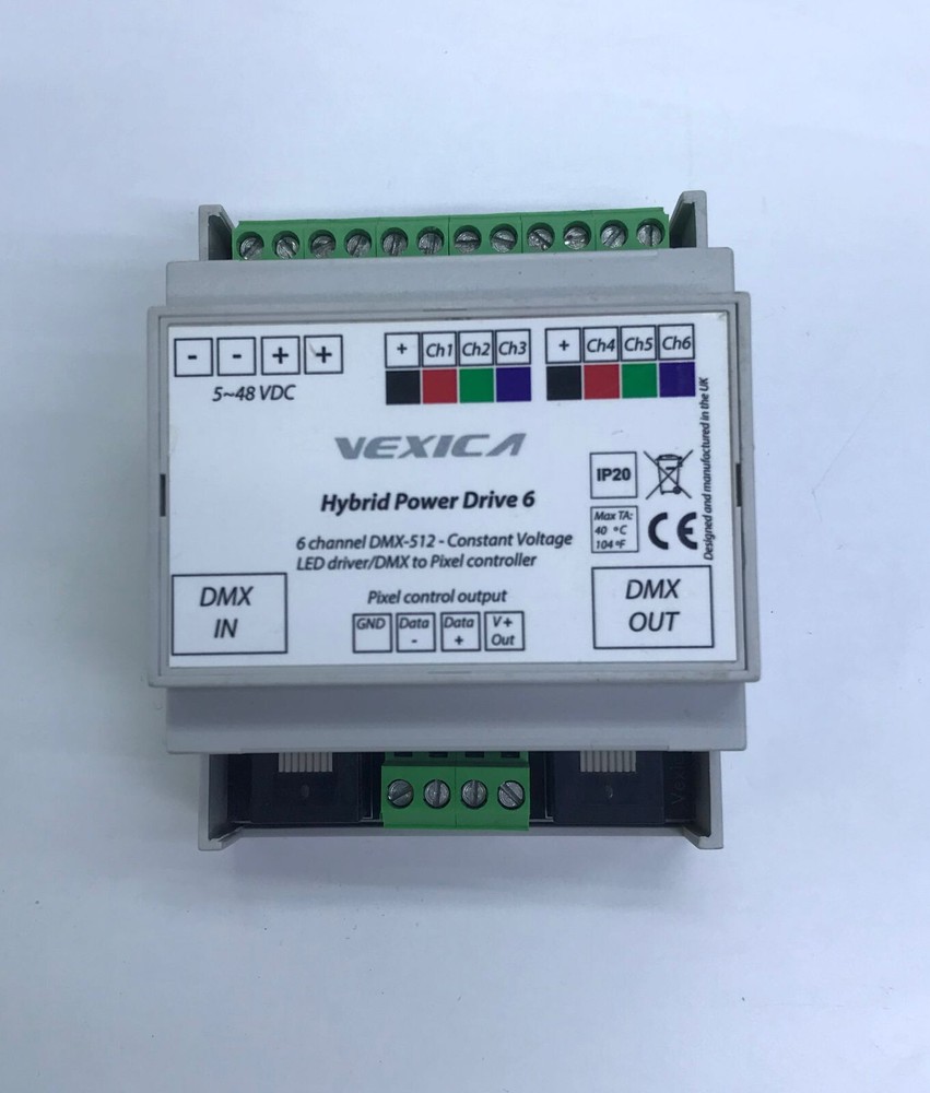 VEXICA HYBRID POWER DRIVE 6 CHANNEL DMX-512, CH#591