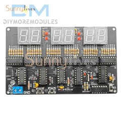 DC 4.5V-5.5V 6-bit Digital Circuit Clock Kit DIY Electronic Clock Teaching Kit