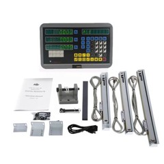 3Axis 4″x20″x22″ Linear Glass Scale Bridgeport CNC Mill Digital Readout DRO Kit