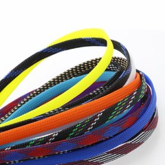 3mm-50mm PET Expandable Braided Sleeving Wire Cable Harness Sheathing All Colors