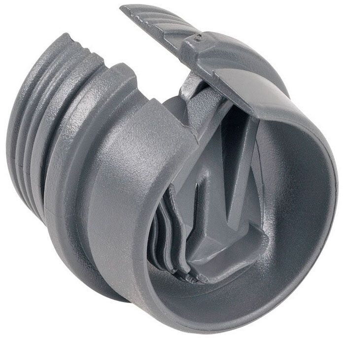 Bridgeport 616-NMD, 1/2″, PVC, Snap-In, Non-Metallic Cable Connector, 4pc