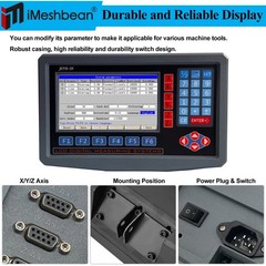 2/3 Axis Digital Readout DRO TTL Linear Glass Scale Encoder CNC Milling Lathe US