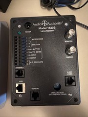 2 Ct AUDIO AUTHORITY 1520 / 1520B Lane Station With Power Supply