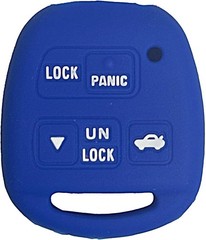 Remote Key Fob Cover Case Protector for Lexus LX470 LS400 LS430 RX Color: Blue