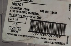 Erico 150PLUSF20 Cadweld Plus Weld Metal F20 #150 – Made in USA 9 Count Welding