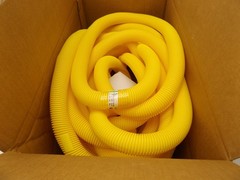 1 inch Split Wire Loom Flex Tubing Cable Conduit 50 foot Yellow