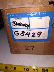 BURNDY GBM29 CONDUCTOR RANGE OF 2/0 SOLID THRU 250 GROUND CONNECTOR FOR COPPER C