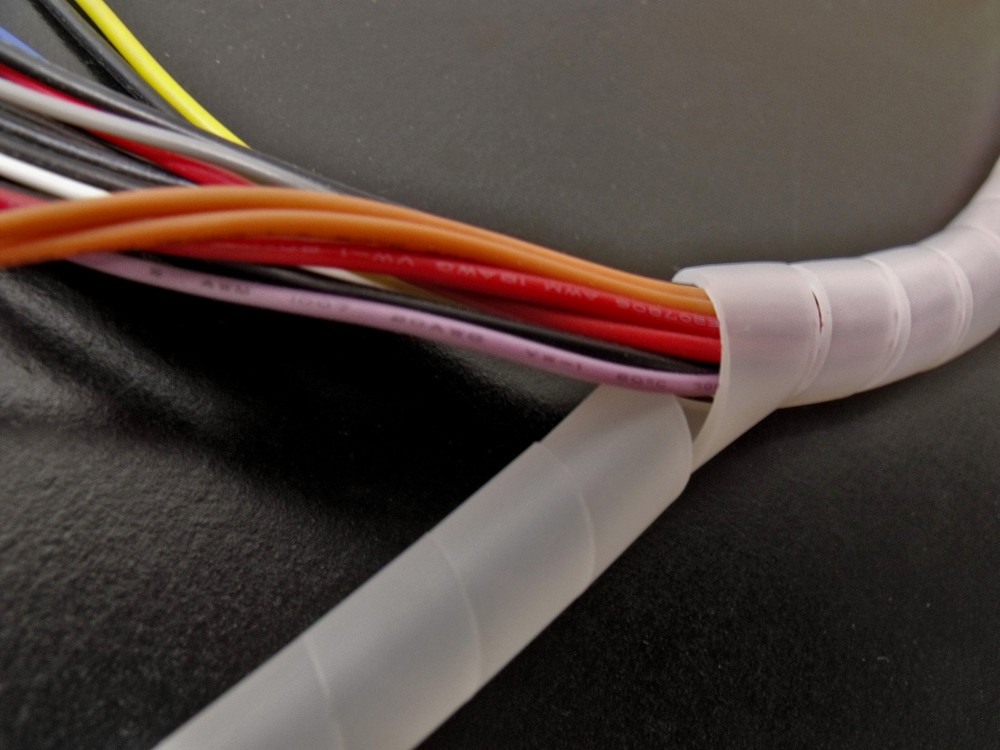Wire Wrapping Panduit Polyethylene Spiral Wrap Per Foot Natural USA Made