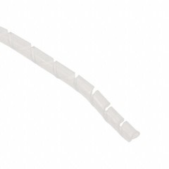 Alpha Wire SW5 CL008 Spiral Wrap Tubing, 3/4″, Polyethylene, Natural, 25 ft.
