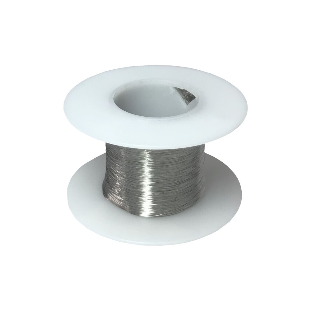 44 AWG Gauge Stainless Steel 316L Wire 1000′ Length 0.0020″ Diameter