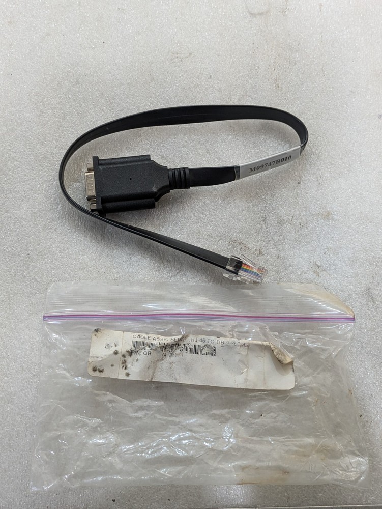 Gilbarco M09747B010 RJ-45 to DB-9 Serial Cable Assembly Fuel Dispenser POS OEM