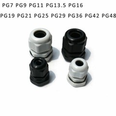 IP68 Nylon Plastic Cable Gland Waterproof Connector PG7/PG9/PG11/PG16/PG19-PG48