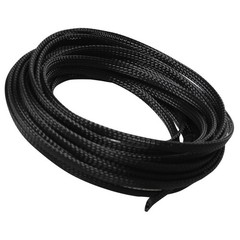 50 Feet 3/8″ Expandable Wire Cable Sleeving Sheathing Braided Loom Tubing Black