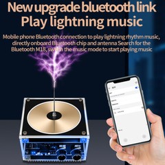 Bluetooth Compatible Music Tesla Coil AC110-240V 120W Tesla Coil 10CM Touchable