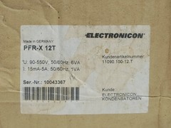 ELECTRONICON PFR-X 12T Power Factor Regulator 12-Step 90-550V | New