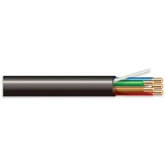 100 ft. 18/5 Black Solid Copper Sprinkler Wire