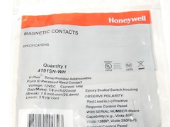 Honeywell Resideo 4191SN-WH V-Plex Recessed Magnetic Contact Sensor – NEW Sur…
