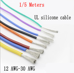 For 12~30 AWG UL Environmental Protection Extra Soft Silicone Wire 0.08mm series