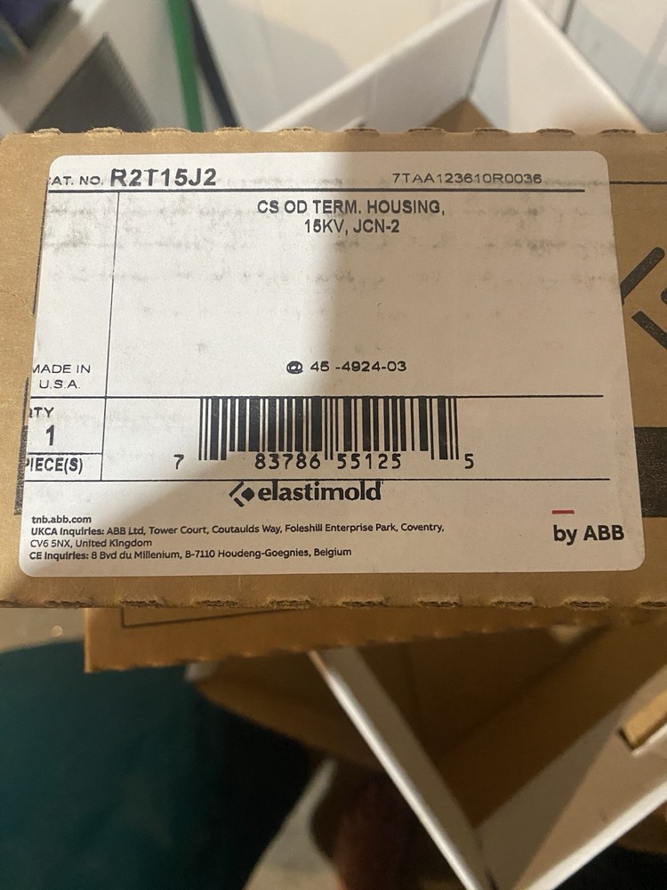 ABB THOMAS & BETTS R2T15J2 CS OD THERM Housing Elastimold (NEW IN BOX)