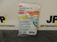 3M DBR/Y-6 KIT Red/Yellow Direct Bury Splice Kit, 18-10 AWG 2 Per Package