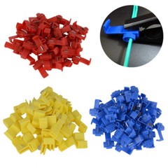 Quick Electrical Cable Connectors Snap Splice Lock Wire Terminal Crimp Wire