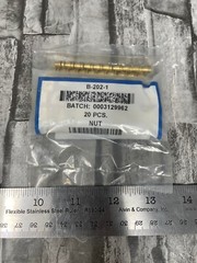 Agilent Technologies 5080-8750 Fittings 1/8″ Brass 20 PK New Free Shipping