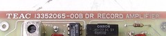 TEAC 13352065-00B RECORD AMPLIFIER BOARD/CARD ***XLNT***