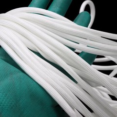 Φ1-50mm Silicon Fiber Glass Tube High Temperature Insulated Sleeving Black/White