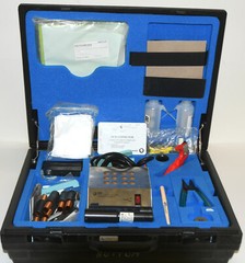 AT&T Westerm Lightguide Systems 1032 B5 Tool Kit SC & ST Connector w/Hand Scope