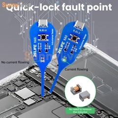 5pcs Type-C XA5 Motherboard Coil Tester Electromagnetic Inductor Detector Tool