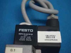 Festo 7802 MFH-3-1/8 MFH318 Solenoid Valve w/ MSFG-24/42-50/60
