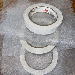 3M 1350F-1 WHITE Electrical Tape, 3/4″x 72yds, Flame Retardant THREE ROLLS