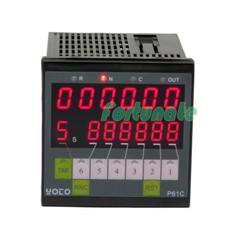 1x TCN-P61C–P41C smart counter 4 /6-digit double-row digital meter meter preset