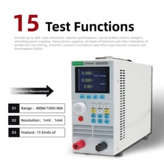 Digital Electronic Load Tester 150V/40A 400W Battery Resistance /LED Test USB PC