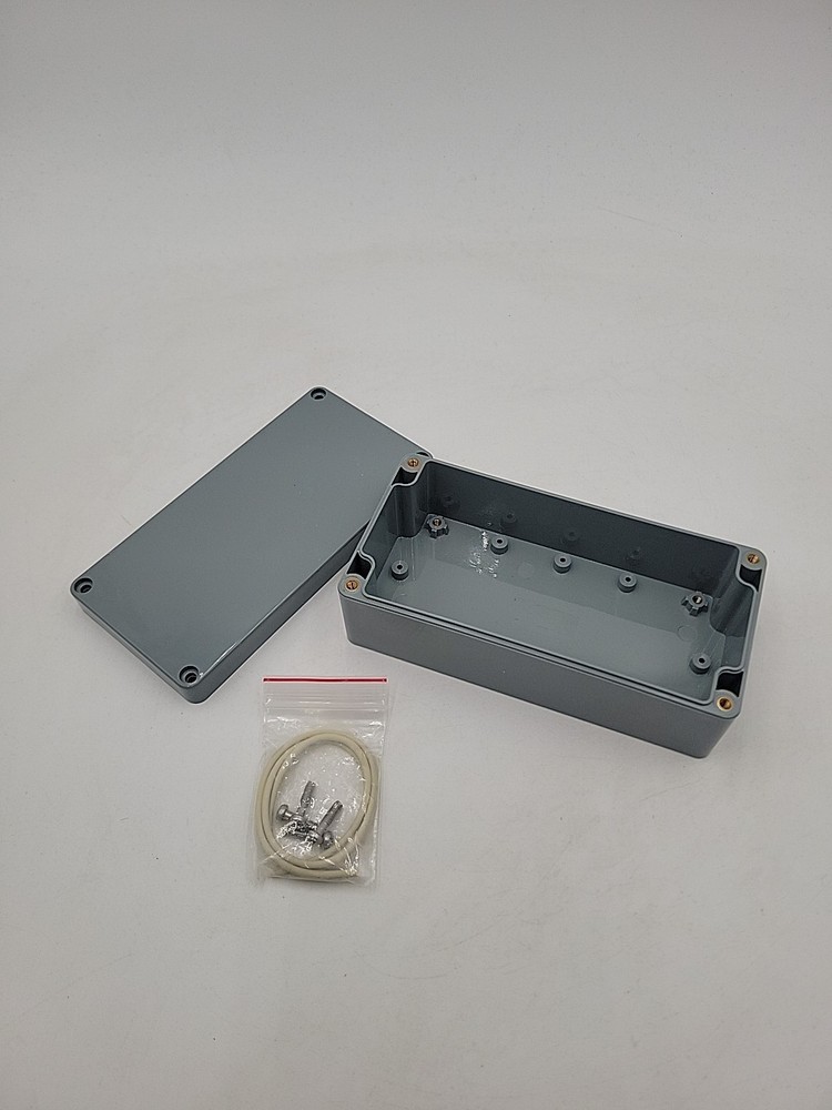 Gray Electrical ABS Box, Electrical Panel, Velleman G368, 6.25″ X 3″ X 2.25″