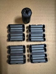 Lot of 5 Genuine Fair-Rite Split Core Ferrites 380 ohm 18.34mm 0431176451 LARGE