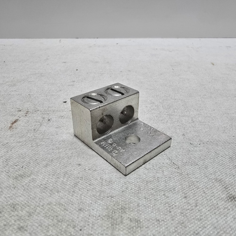 LOT of 2 – ILSCO AU-0 Aluminum Two Connector Mechanical Lug