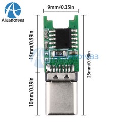 PD QC Trigger Decoy USB 9/12/15/20V Type C Module Power Bank Board Fast Charging