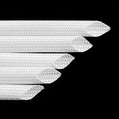 Fibreglass Fire Sleeve 600°C HIGH TEMP Wire Fiber Glass Tube Φ1mm~Φ50mm White