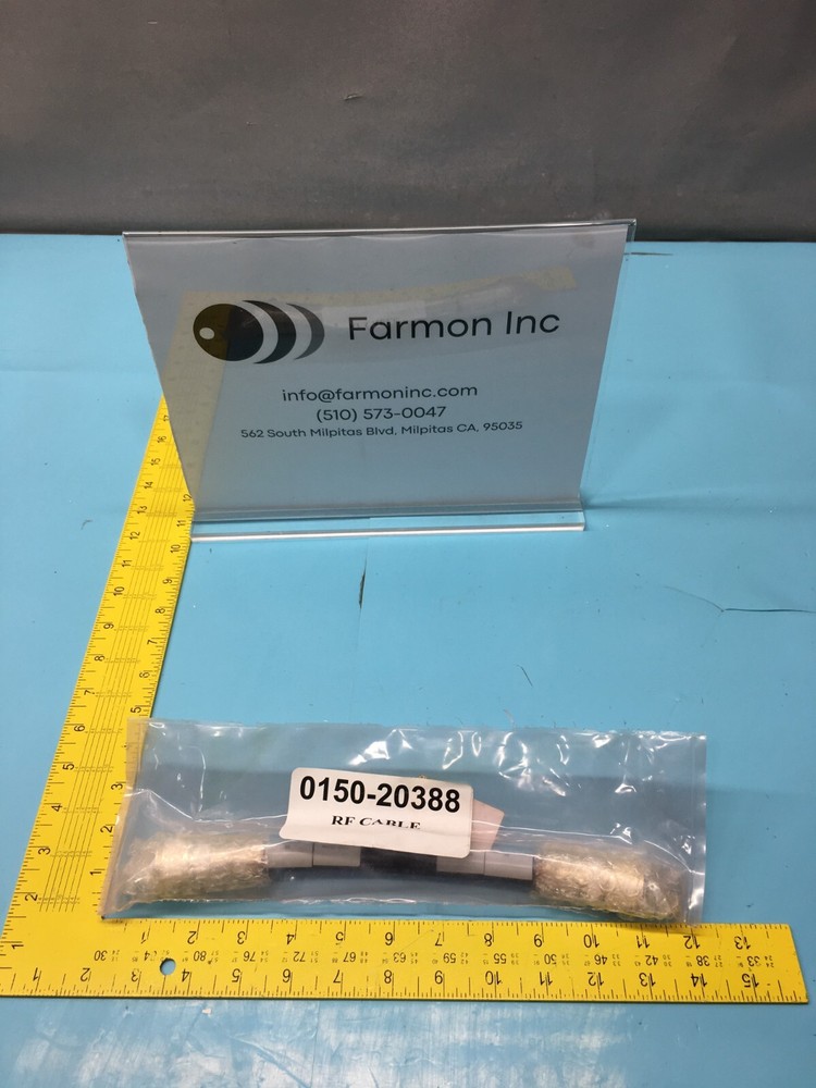 AMAT 0150-20388, Harness, Cable Assembly, RF Power I 10.0″ Long, 134725