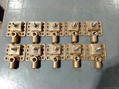 Lot Of 10 Harger Lightning System Ground Clamps