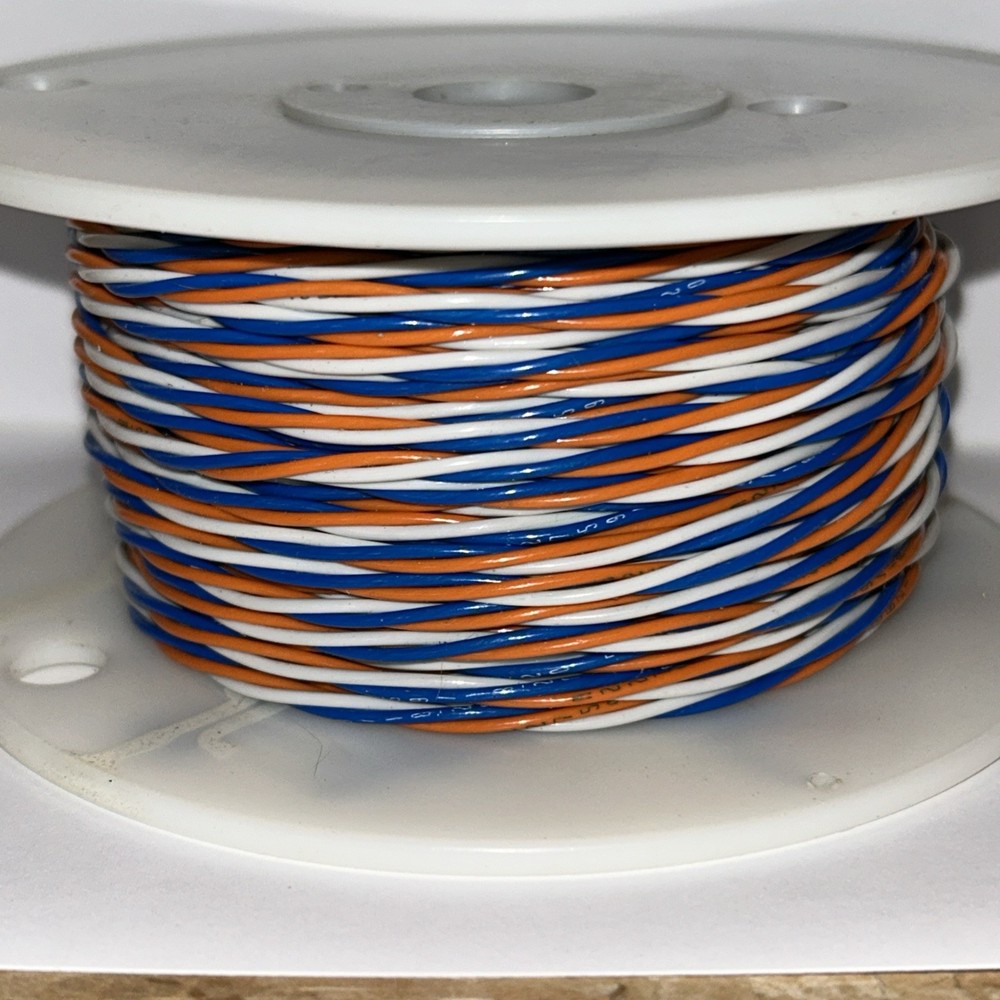 M22759/18-20 3 Twisted 20 Gauge Tefzel Airframe Wire 100 ft. Spool
