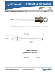 Thomas & Betts ELASTIMOLD 200AT Assembly Tool stick operated Torque limited