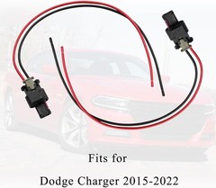 Side Marker Lights Pigtail Connector Harness Compatible with Dodge Charger 2015-