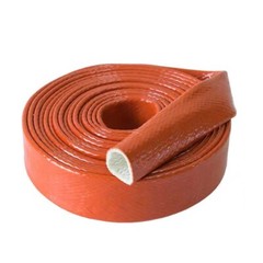 Φ4-100mm Silicone /Fibreglass Fire Sleeving HIGH TEMP Sleeve Insulating Hose Red
