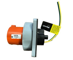 LEVITON 460B12WLEV 60 Amp, 125/250 Volt, 3P/4W, Pin & Sleeve Inlet ma13