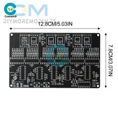 DC 4.5V-5.5V 6-bit Digital Circuit Clock Kit DIY Electronic Clock Teaching Kit
