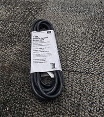 (QTY 5) Power First 5XFT3ID 15FT General Purpose Power Cord 18 Gauge 10Amp