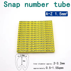 150/100Pcs Cable Markers Colourful C-Type Marker Number Tag Label for 2-3Mm Wire