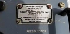 Vintage Alder Electronics AM-3203A/TRC-24 Amplifier-Converter Made in the USA